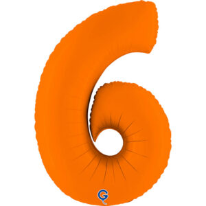 Number 6 Matte Orange 40inc