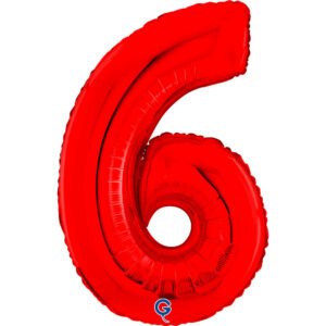 Number 6 Red 26inc