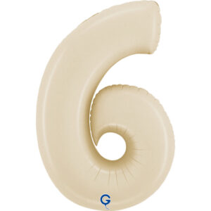 Number 6 Satin Cream 40inc