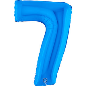 Number 7 Blue 40inc
