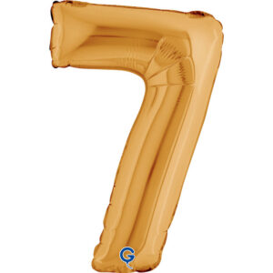 Number 7 Gold 14inc