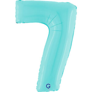Number 7 Pastel Blue 40inc