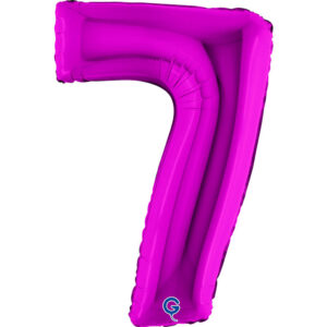 Number 7 Purple 40inc