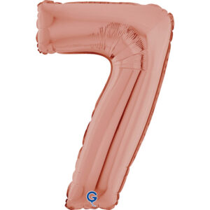 Number 7 Rose Gold 26inc