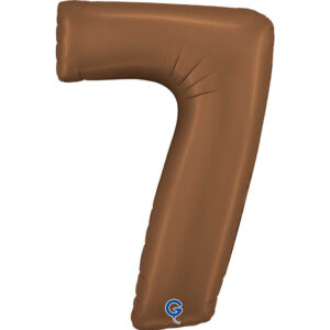 Number 7 Satin Chocolate 40inc