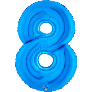 Number 8 Blue 40inc