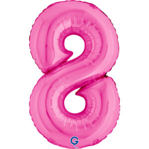 Number 8 Fuxia 14inc