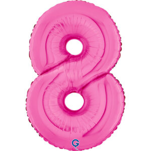 Number 8 Fuxia 26inc