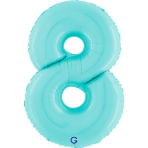 Number 8 Pastel Blue 40inc