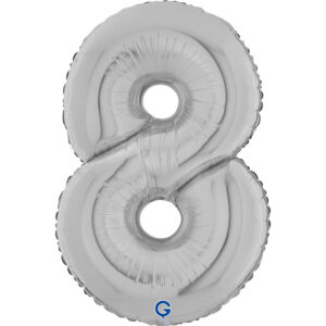 Number 8 Silver 07inc