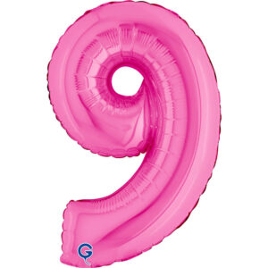 Number 9 Fuxia 14inc