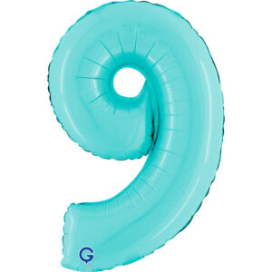 Number 9 Pastel Blue 14inc
