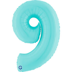 Number 9 Pastel Blue 40inc