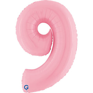 Number 9 Pastel Pink 40inc
