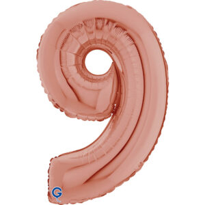Number 9 Rose Gold 26inc