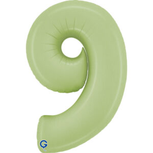 Number 9 Satin Olive Green 40inc