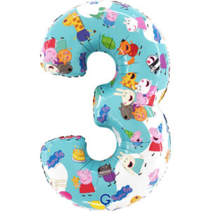Peppa Pig - Number Three 26inc