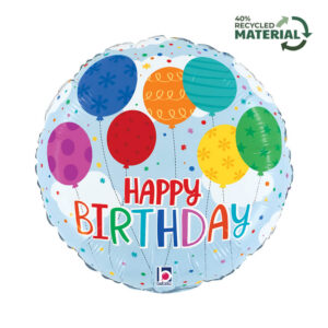 R18 Birthday Colorful Balloon