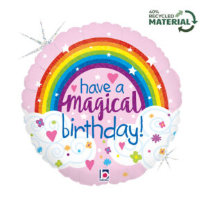 R18 Glitter Magical Rainbow Birthday