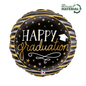 R18 Satin Metallic Graduation Stripes