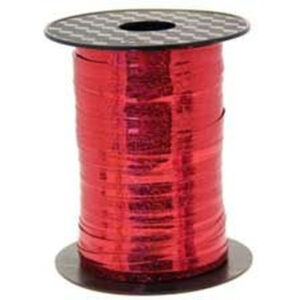 Red Holographic Curling Ribbon (doos 5 rollen)