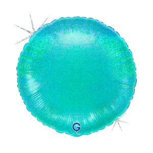 Round 18inc Glitter Holographic Tiffany