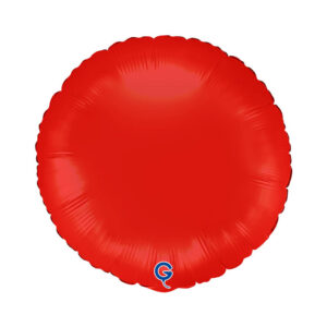 Round 18inc Matte Red