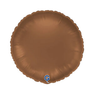 Round 18inc Satin Chocolate