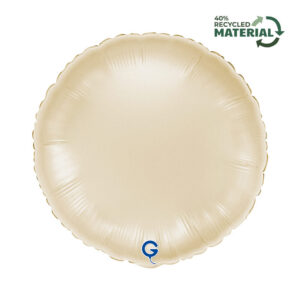 Round 18inc Satin Cream