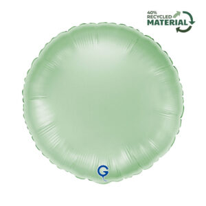 Round 18inc Satin Glazed Mint