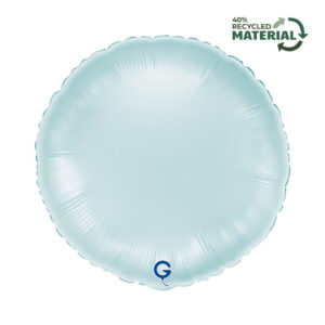 Round 18inc Satin Pastel Blue