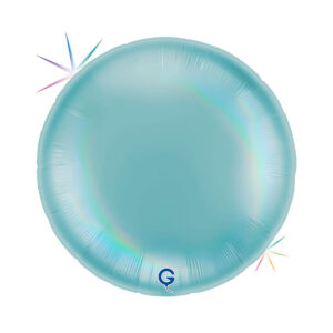Round 36inc Rainbow Holographic Platinum Tenerife Sea