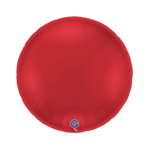 Round 36inc Satin Rubin Red
