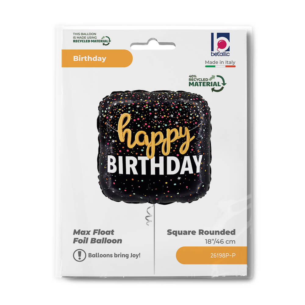 SR18 Birthday Script Confetti - Afbeelding 2