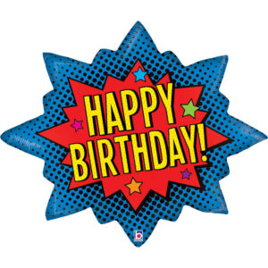 Superhero Birthday Burst