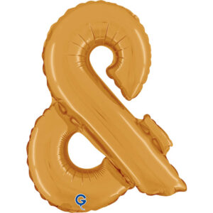 Symbol Ampersand Gold 14inc