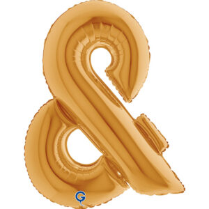 Symbol Ampersand Gold 40inc