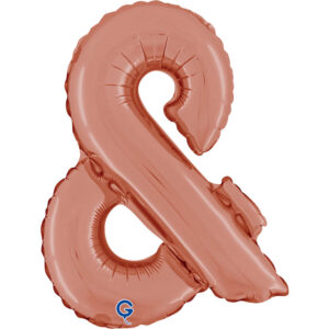 Symbol Ampersand Rose Gold 14inc