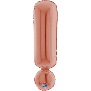 Symbol Exclamation Point Rose Gold 40inc