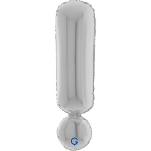 Symbol Exclamation Point Silver 40inc