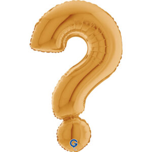 Symbol Question Mark Gold 40inc