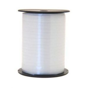 White Curling Ribbon (doos 5 rollen)