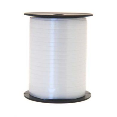 White Curling Ribbon (doos 5 rollen)