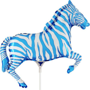 Zebra Blue mini