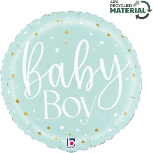 R18 Baby Boy Blue Dots